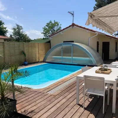 !Villa 4*MiMiZaN/Piscine chauffée/Wifi/Plage à 5mn/Clim