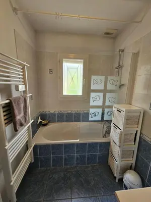 Salle de bains dans l'établissement Agréable maison climatisée idéalement placée pour 6personnes vieux boucau