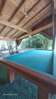 Billard dans l'établissement Domaine de Cachaou Logis du Pujeau sauna & spa piscine chauffée