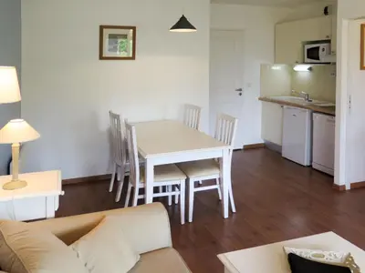 Cuisine ou kitchenette dans l'établissement Apartment Les Cottages du Lac T3 Privilège by Interhome