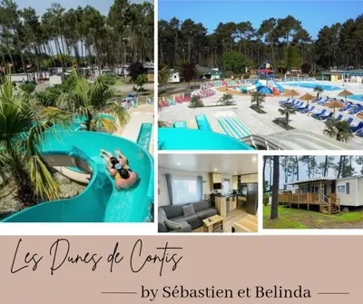 Piscine de l'établissement Sbvacances Entièrement équipé et tout confort grand 2ch avec suite parentale et 2 sdb dans camping 4 étoiles ou située à proximité