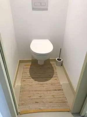 Salle de bains dans l'établissement Maison du Saleys