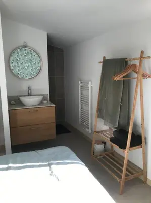 Un ou plusieurs lits dans un hébergement de l'établissement Maison du Saleys