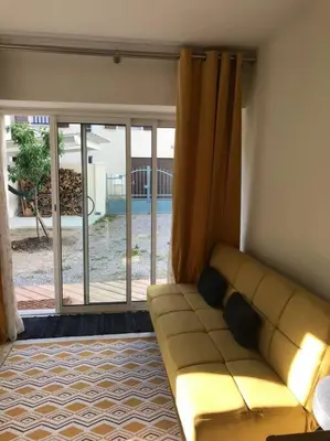 Coin salon dans l'établissement Maison du Saleys