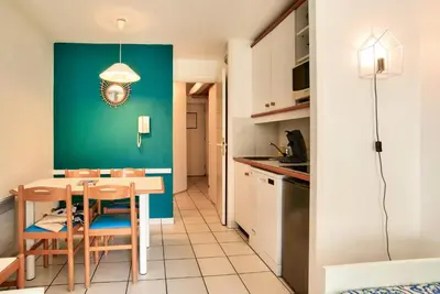 Cuisine ou kitchenette dans l'établissement Village Moliets - maeva Home - Studio 5 personnes - Confort MAE-4984
