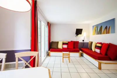 Coin salon dans l'établissement Village Moliets - maeva Home - 2 pièces 5 pers Sélection MAE-4493
