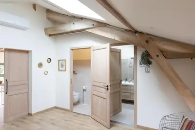 Salle de bains dans l'établissement L'Aparté