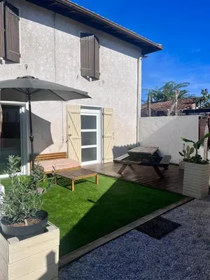 Jardin de l'établissement Casa Del Sol - T2 au Cœur du BassinPort Teich 5'