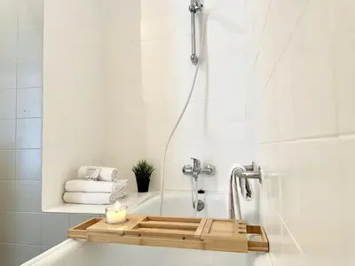 Salle de bains dans l'établissement LE WLÉRICK LUMINEUX - Spacieux - Hyper Centre