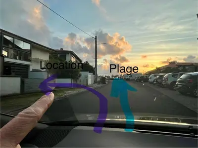 Lever ou coucher de soleil vu de l'appartement ou à proximité