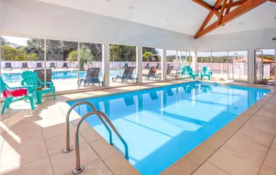 Plan de l'établissement Gorgeous Apartment In Cassen With Swimming Pool