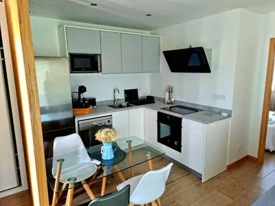 Cuisine ou kitchenette dans l'établissement Maison 2/4 personnes