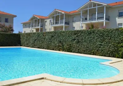 Piscine de l'établissement Au Pied des Dunes avec Piscine ou située à proximité