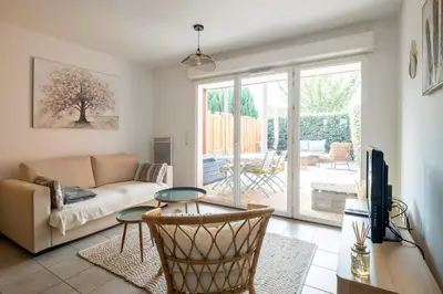 Coin salon dans l'établissement Appartement Exupéry - Welkeys