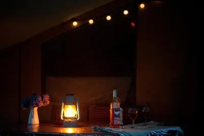 Boissons dans l'établissement Tente Lodge La Téouleyre