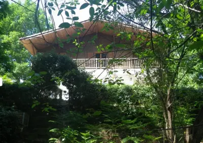 Jardin de l'établissement Chalet des dunes