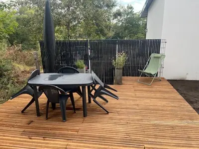 Balcon ou terrasse dans l'établissement Location havre de paix