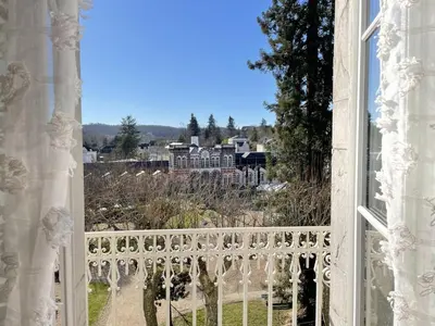 Balcon ou terrasse dans l'établissement Le balcon des thermes