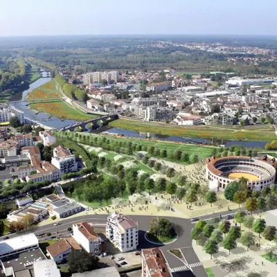 Vue panoramique sur l'établissement Lecouture