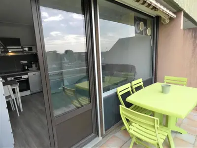 Balcon ou terrasse dans l'établissement Les rives de l'adour