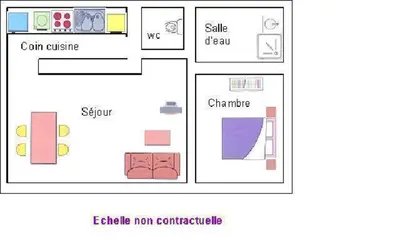 Plan de l'établissement Le gite de marquin
