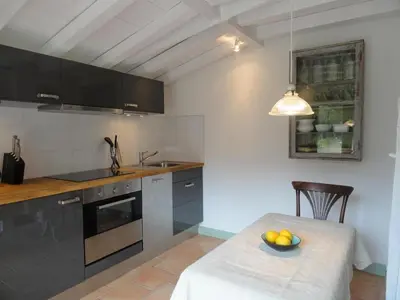 Cuisine ou kitchenette dans l'établissement Le gite de marquin
