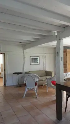 Coin salon dans l'établissement Le gite de marquin