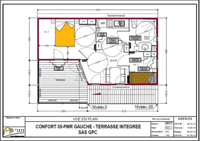 Plan de l'établissement Le gardon