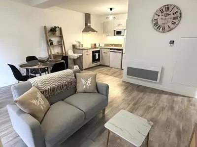 Cuisine ou kitchenette dans l'établissement L'appartement de l'ermitage