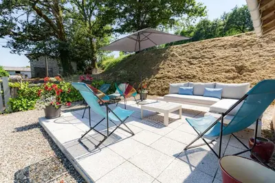 Jardin de l'établissement Gite caperot
