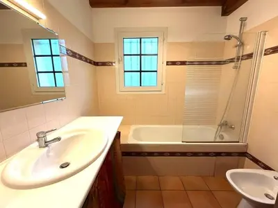 Salle de bains dans l'établissement La prairie