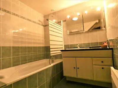 Salle de bains dans l'établissement Notre bergerie