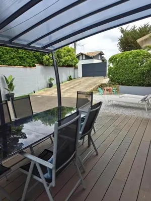 Balcon ou terrasse dans l'établissement La simane