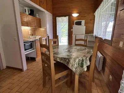 Cuisine ou kitchenette dans l'établissement Les droseras