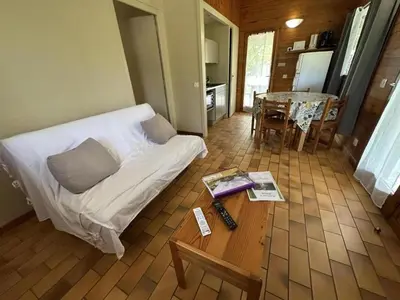 Coin salon dans l'établissement Les ajoncs