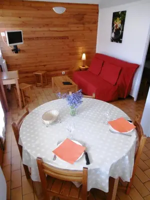 Télévision ou salle de divertissement dans l'établissement Les bruyeres