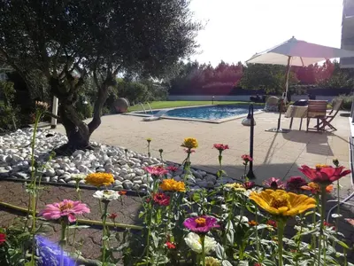 Jardin de l'établissement Le clos fleuri