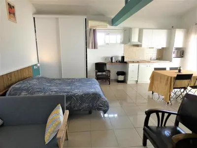 Cuisine ou kitchenette dans l'établissement Les palombieres