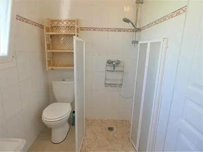 Salle de bains dans l'établissement Les palombieres