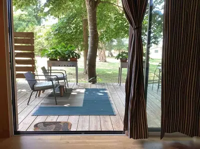 Jardin de l'établissement Le chalet Hosta