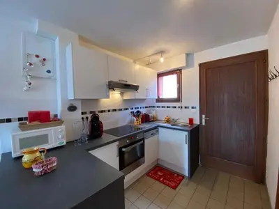 Cuisine ou kitchenette dans l'établissement Villa patio à Capbreton, proche du centre - FR-1-413-229