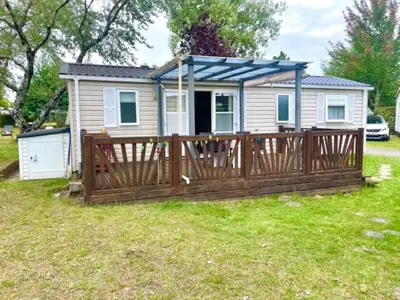 Jardin de l'établissement GHVacances Le PiPiou