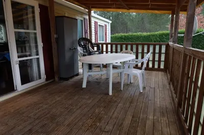 Balcon ou terrasse dans l'établissement GHVacances Le PiPiou