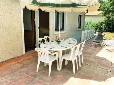 Balcon ou terrasse dans l'établissement PINSONS maison familiale proche plage