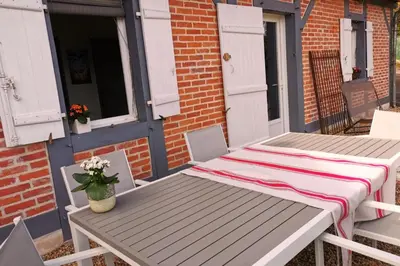 Balcon ou terrasse dans l'établissement Gîte de l'Ouvroir