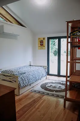 Un ou plusieurs lits dans un hébergement de l'établissement Maison Typique Landaise