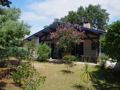 Jardin de l'établissement Grande maison landaise près du port de Capbreton, 4 chambres, jardin, animaux admis - FR-1-413-232