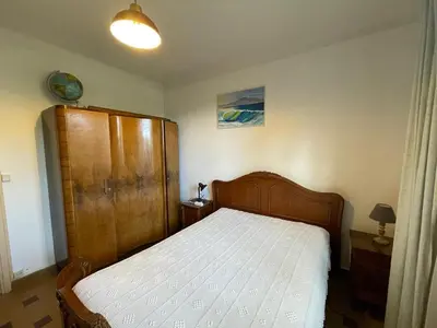 Un ou plusieurs lits dans un hébergement de l'établissement Grande maison landaise près du port de Capbreton, 4 chambres, jardin, animaux admis - FR-1-413-232