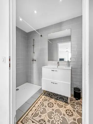 Salle de bains dans l'établissement L'Embrun Champêtre