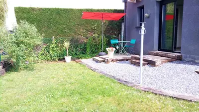 Jardin de l'établissement gite neuf